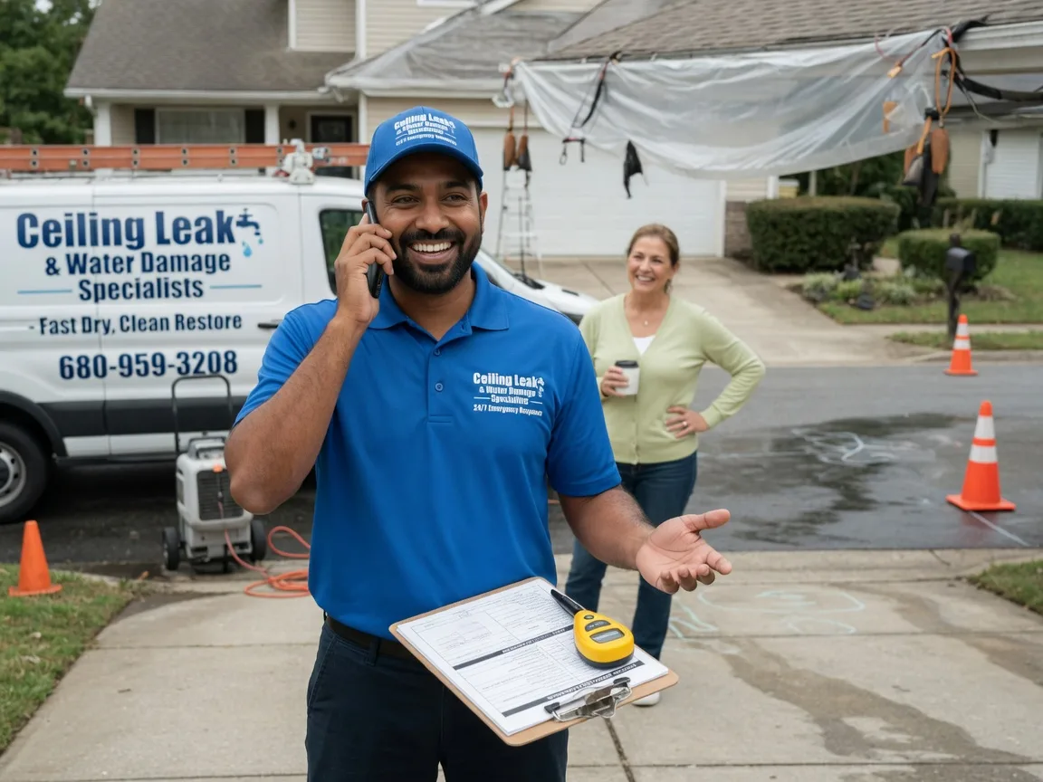 Ceiling Leak Cleanup Chambers, NE FAQs